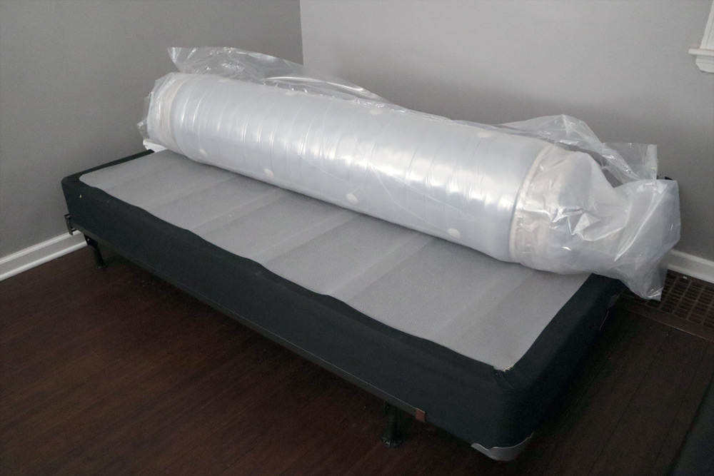 can a mattress be rolled up again